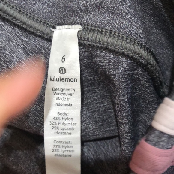 Lulu🍋 Take a Hint High Rise Tight 25” size 6 - Picture 8 of 11